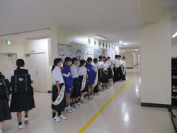 生徒会役員選挙運動