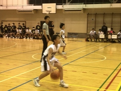 新人戦　男子バスケットボール部