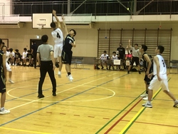 新人戦　男子バスケットボール部