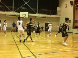 新人戦　男子バスケットボール部