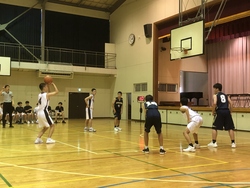新人戦　男子バスケットボール部