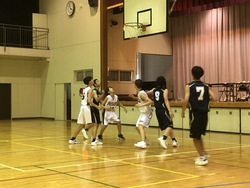 新人戦　男子バスケットボール部