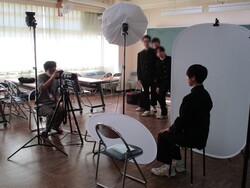 卒業アルバム写真撮影