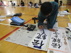 書初め練習会06