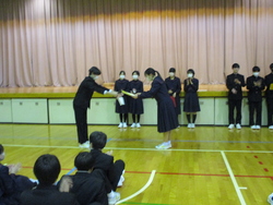 進路団結式
