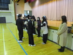 進路団結式
