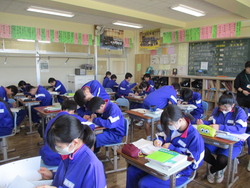 2年生の授業風景