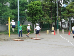 走り幅跳び