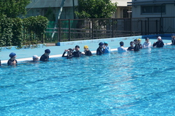 2年女子水泳学習
