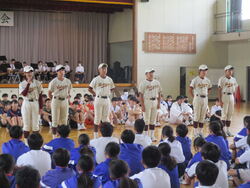 部活動壮行会