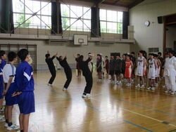 部活動壮行会