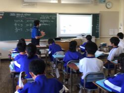 終業式前日の様子