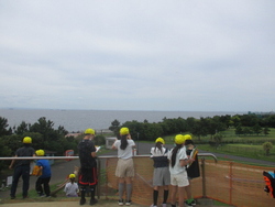 高洲海浜公園では、海の広さを感じました