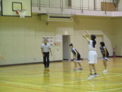 女子バスケット新人戦