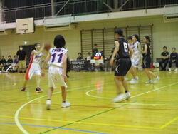 女子バスケット新人戦