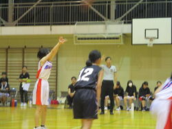 女子バスケット新人戦