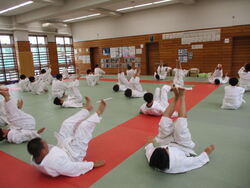 授業研究　2年柔道