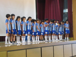 サッカー部の子どもたち