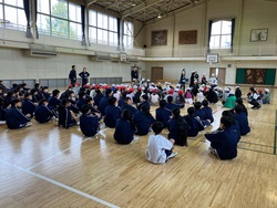 20241121　美浜中学校区　合同授業が行われました。