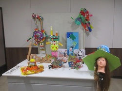 図画工作立体部門の作品