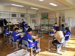 2学期最後の給食