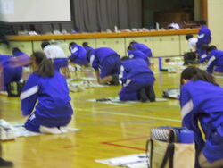 1年生書初め大会