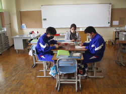 5組の授業の様子