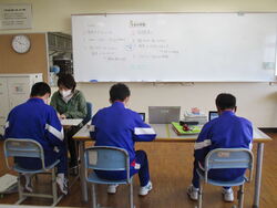 5組の授業の様子