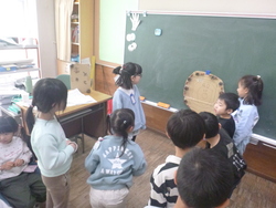 どんぐりの的あて