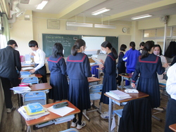 2年生の授業風景