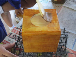 2年生技術　ラジオの製作