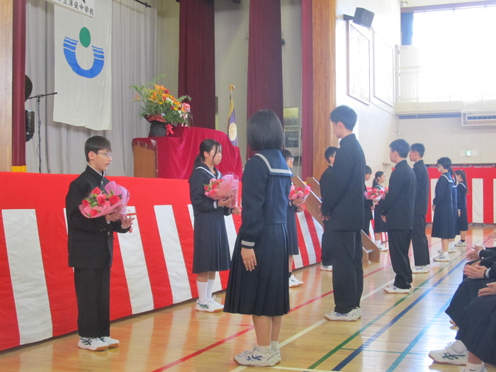 花束贈呈