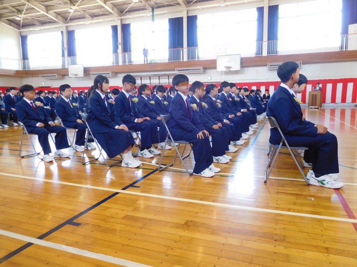 2025.04.09　美浜中学校　入学式