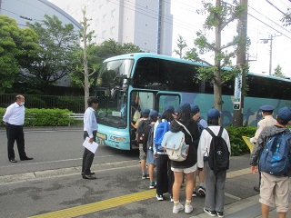 バス乗車