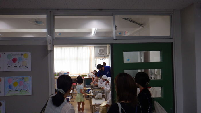 1年給食参観