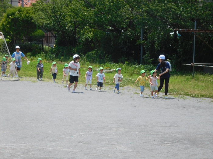 2025.06.27　こども園避難訓練