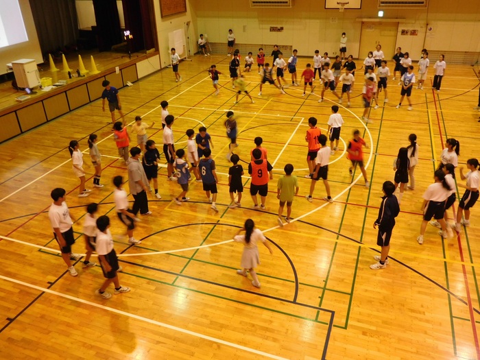 2025.07.17　5年生　美浜中1年と交流
