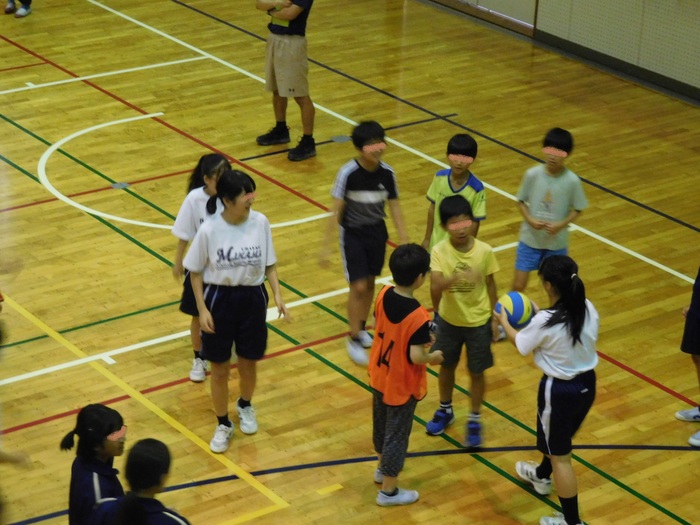 2025.07.17　5年生　美浜中1年と交流