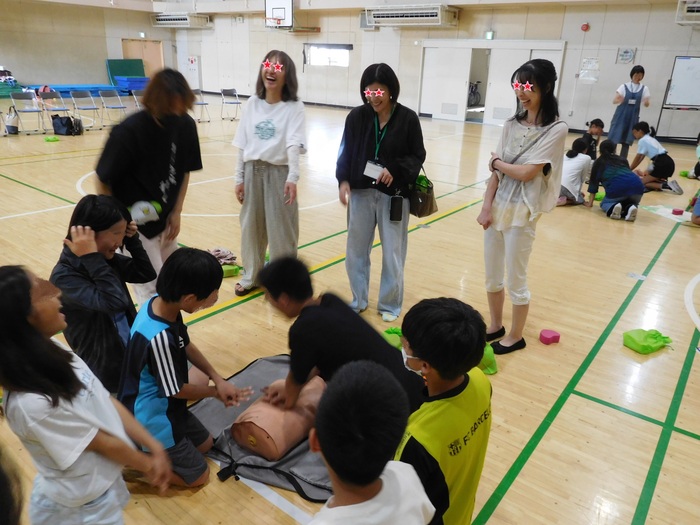 2025.07.17　6年生　AED講習会