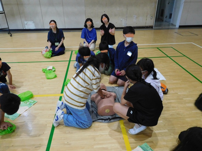 2025.07.17　6年生　AED講習会
