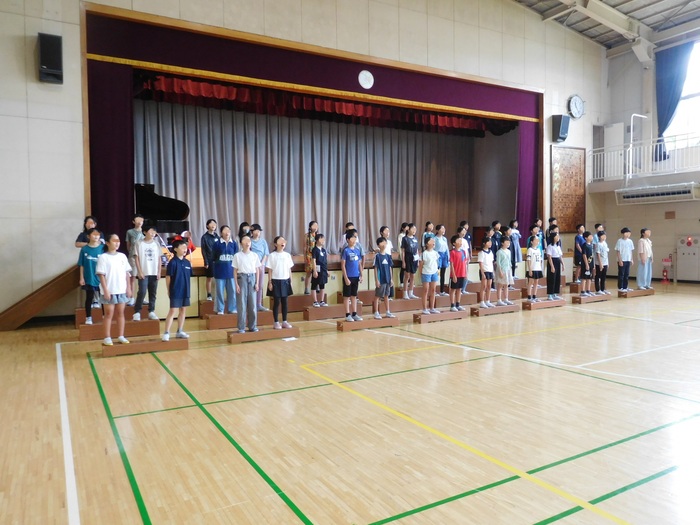 2025.09.18 6年生 合唱練習