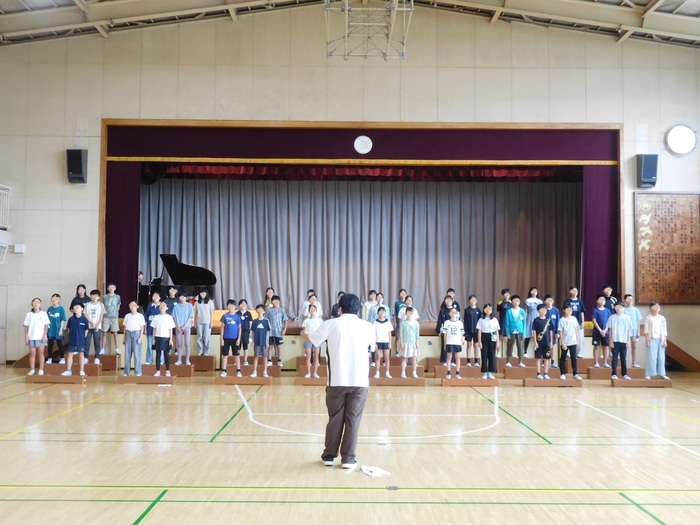 2025.09.18 6年生 合唱練習
