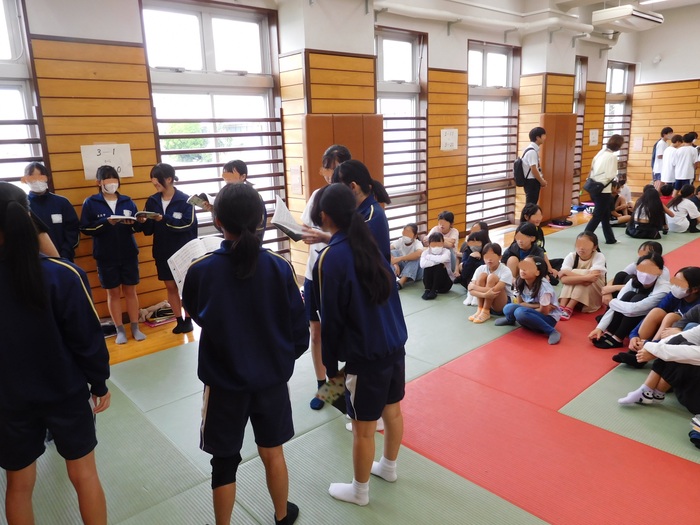 2025.09.19　6年生　美浜中学校の音楽授業を参観