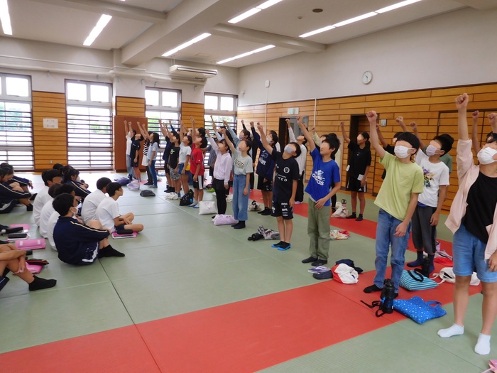 2025.09.19　6年生　美浜中学校の音楽授業を参観