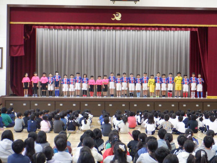 1107壮行会サッカー