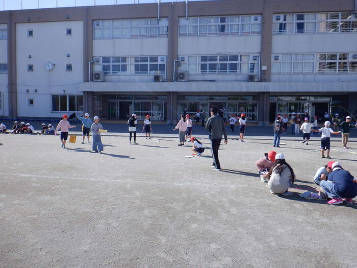 1117なわとびペア交流(3,5年)2