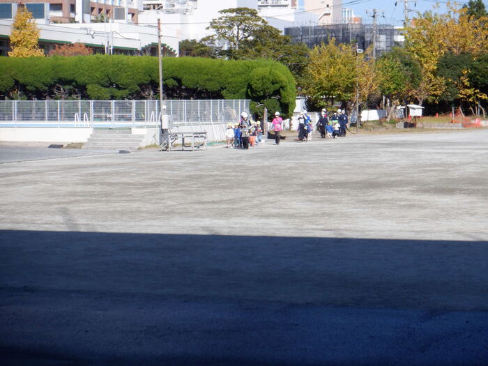 1128こども園避難訓練