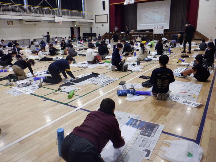 1218書初め練習5年