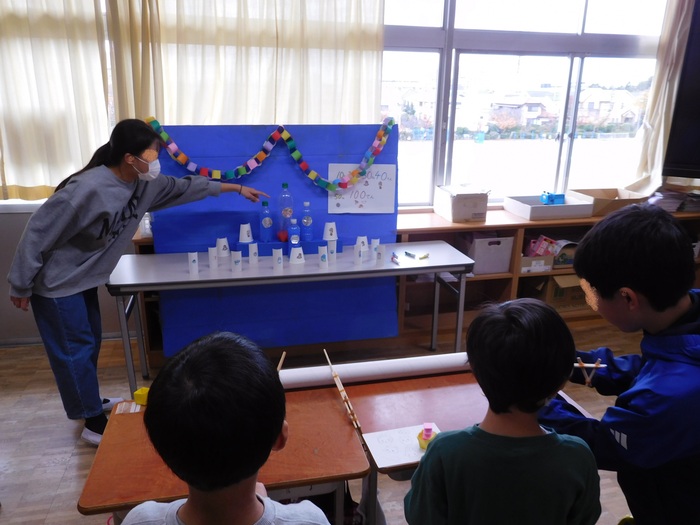 2025..11.18　6年生　1年生に縁日