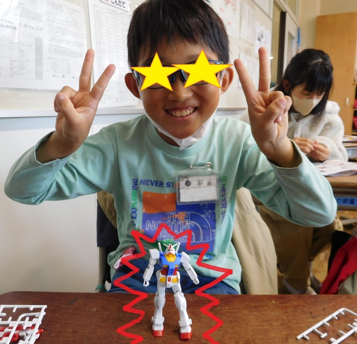 2025.11.20　5年生　ガンプラ作る！